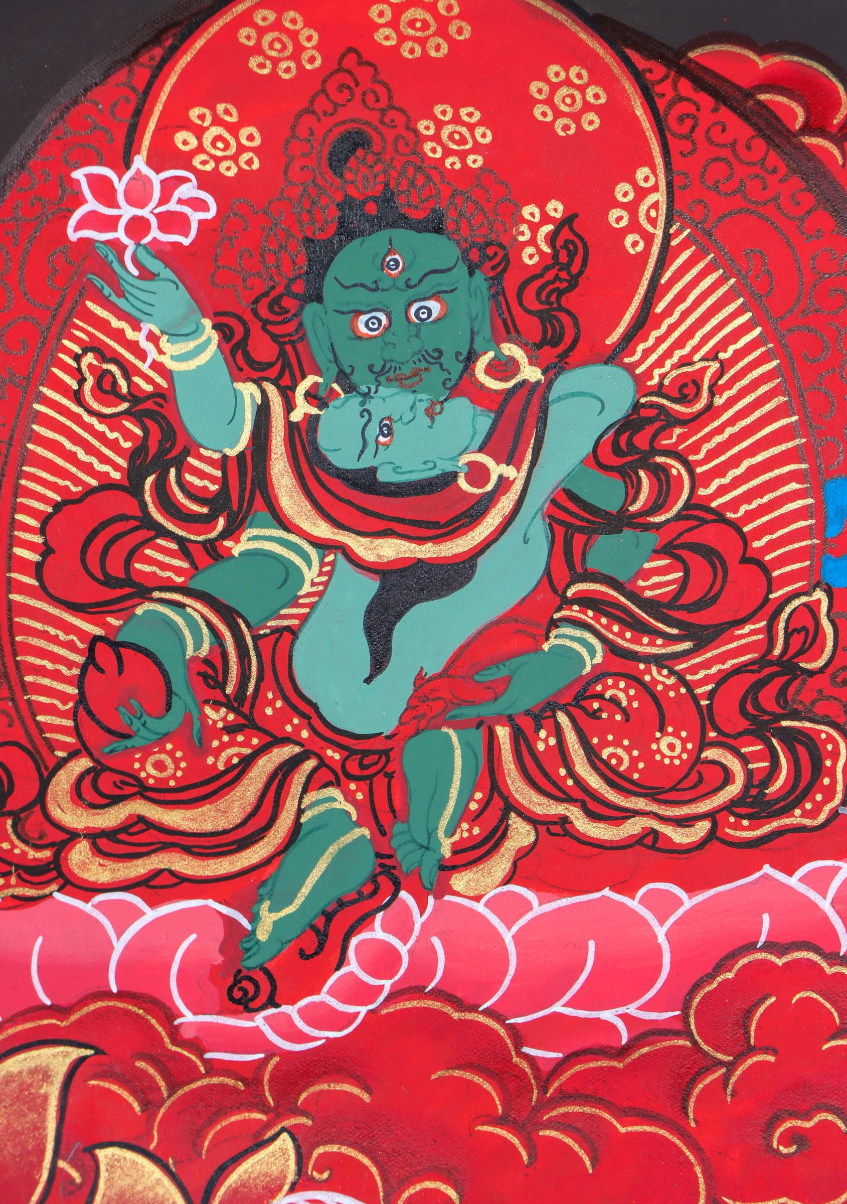 Kuber Thangka Paintings facilitate meditation and transformation of the Mind and Body.