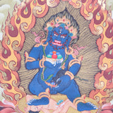 Wall hang Zambala for wealth and fortune in Tibetan Buddhism