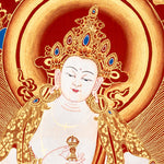 Vajrasattva Thangka - Handpainted Art
