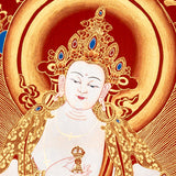 Vajrasattva Thangka - Handpainted Art