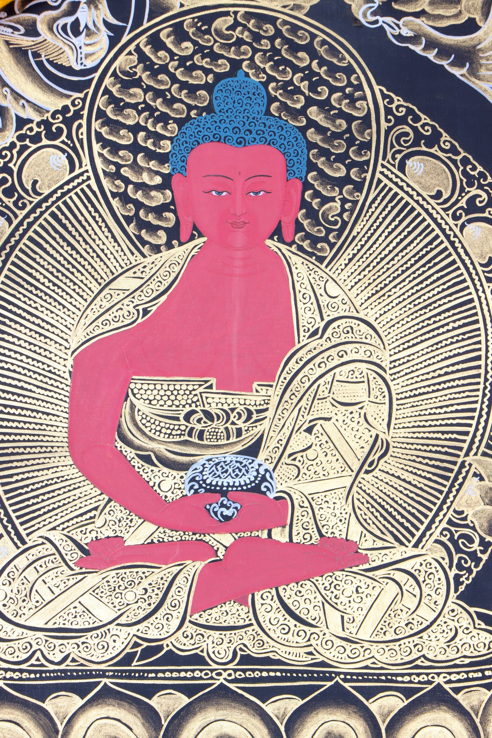 Amitabha Brocade Thangka Painting for enlightenment.