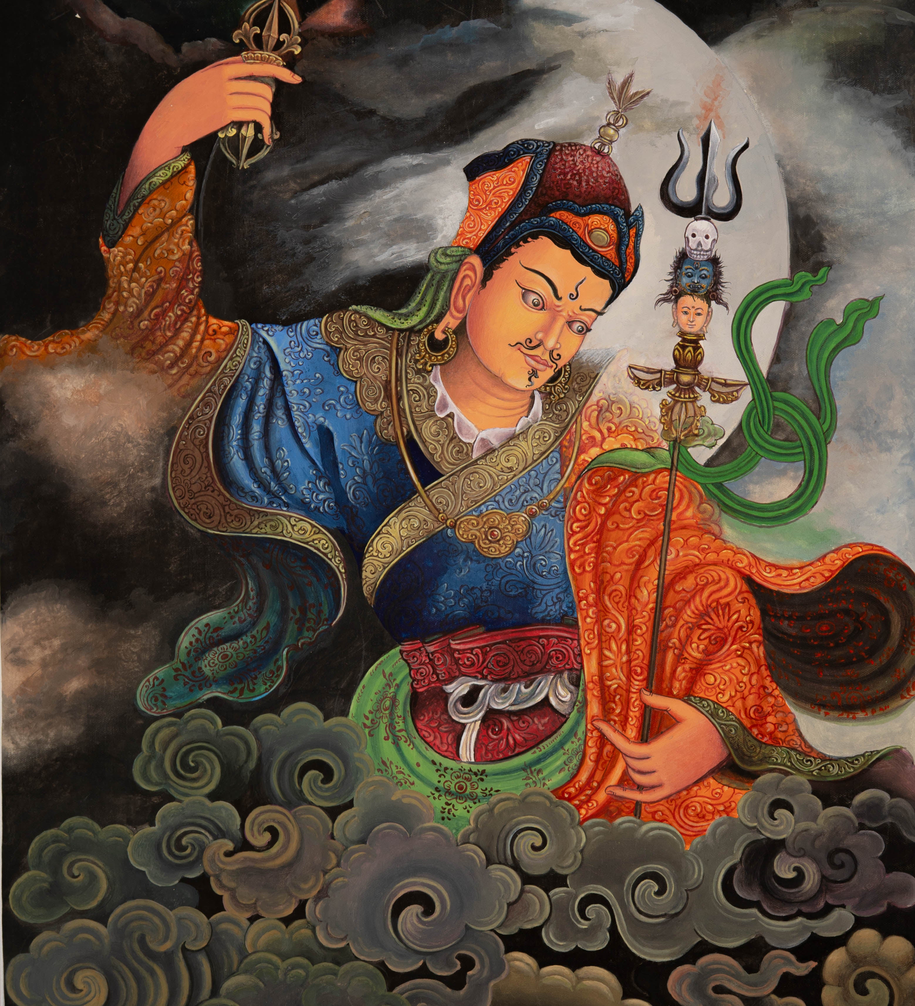 Guru Rinpoche Thangka - Sacred Painting 