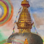 Guru Rinpoche Thangka – Handpainted Newari Masterpiece