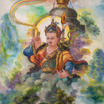 Guru Rinpoche Thangka – Handpainted Newari Masterpiece