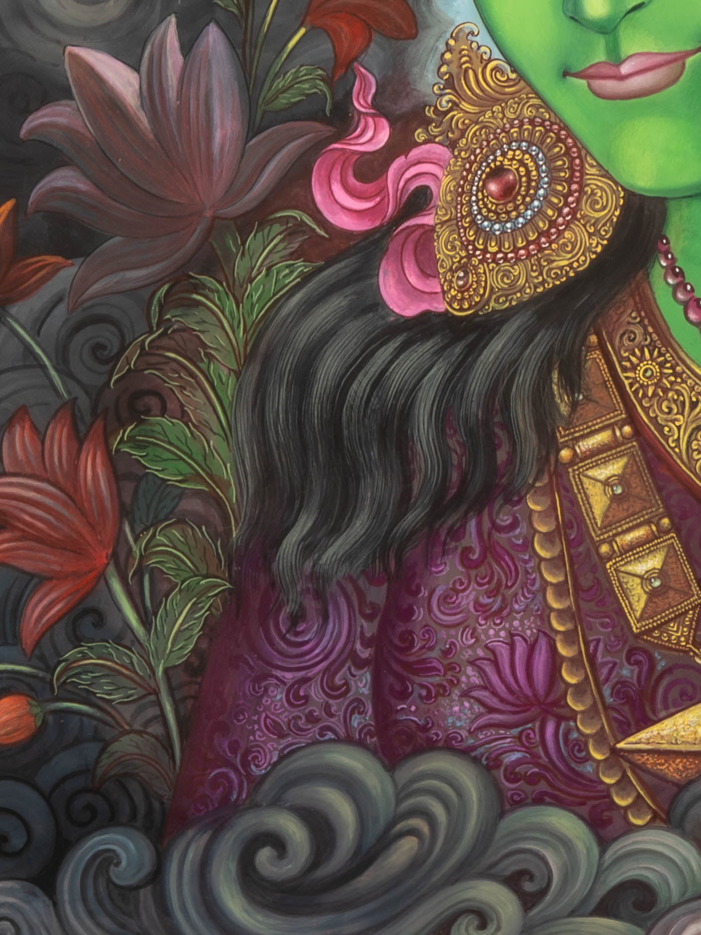 Green Tara - Sacred Newari Art