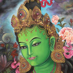 Green Tara - Sacred Newari Art