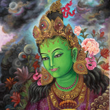 Green Tara - Sacred Newari Art