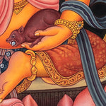 Zambala Thangka - Newari Painting