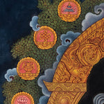 Zambala Thangka - Newari Painting