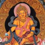 Zambala Thangka - Newari Painting