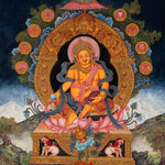 Zambala Thangka - Newari Painting