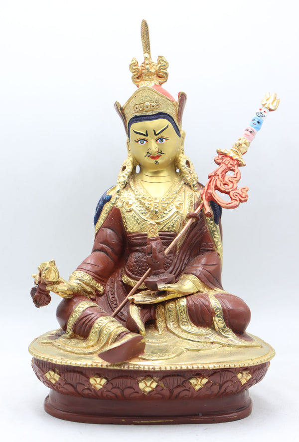 Guru Rinpoche Statue serves as a focal point for devotion, meditation, and spiritual practice.