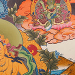 5 Zambala Thangka Painting - Himalayas Shop
