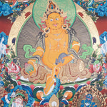 Pancha Zambala Thangka  - Handpainted Painting