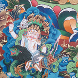 Pancha Zambala Thangka - Handpainted Painting