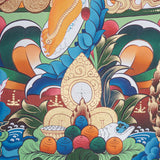 Pancha Zambala Thangka - Handpainted Painting