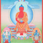 Amitabha Buddha Thangka - Tibetan Painting