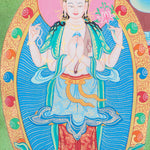 Amitabha Buddha Thangka - Tibetan Painting