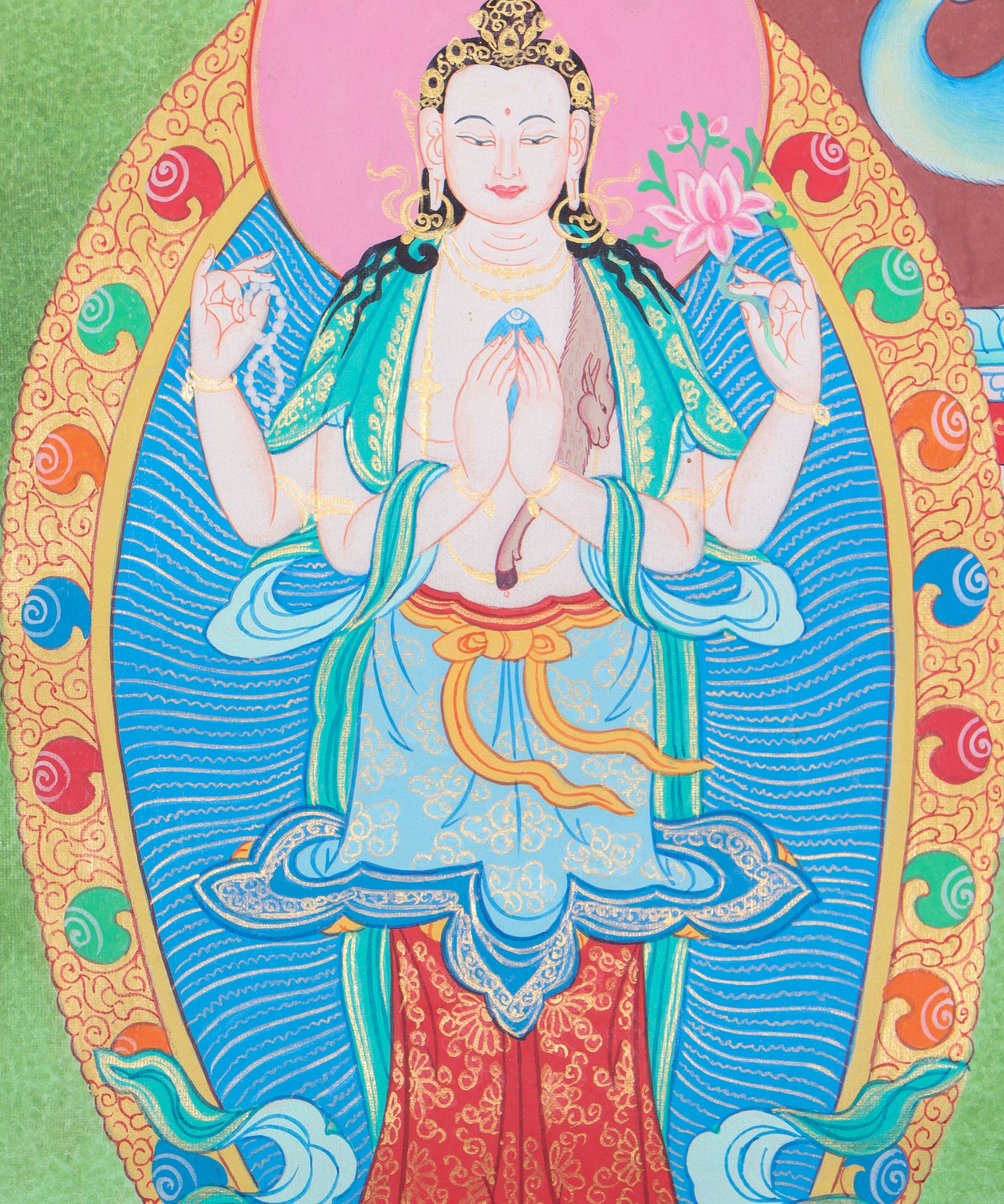 Amitabha Buddha Thangka - Tibetan Painting