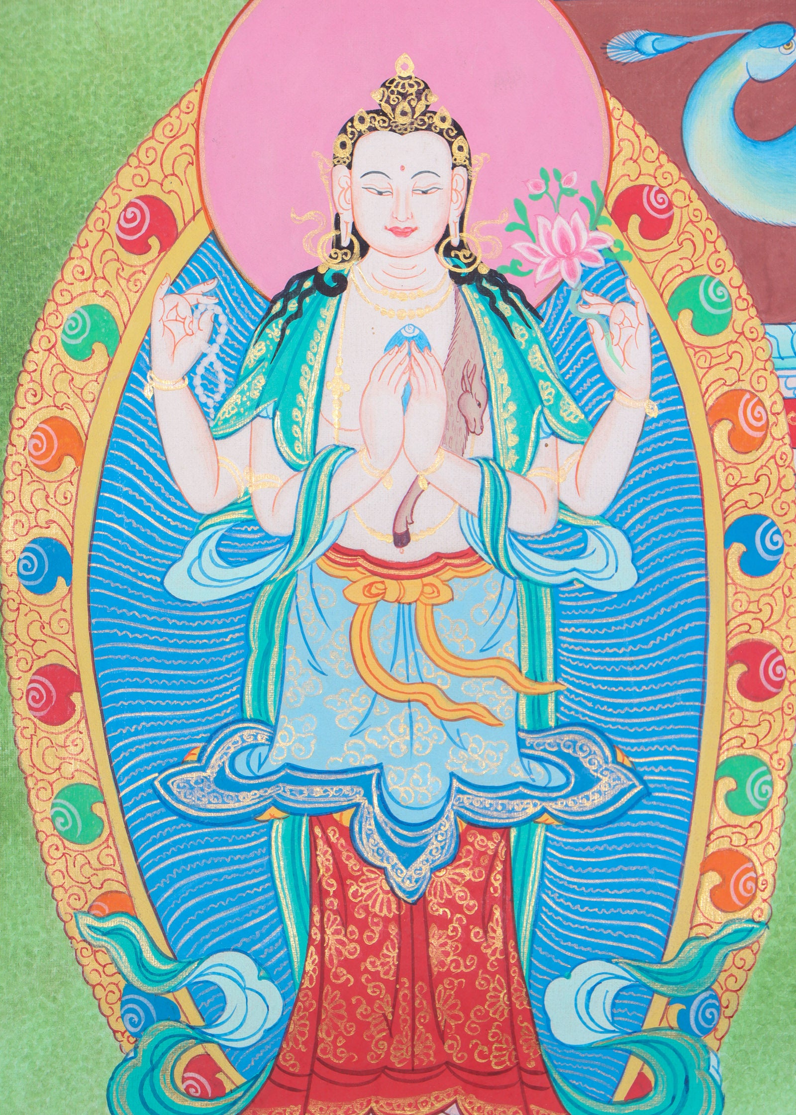 Amitabha Buddha Thangka - Tibetan Painting