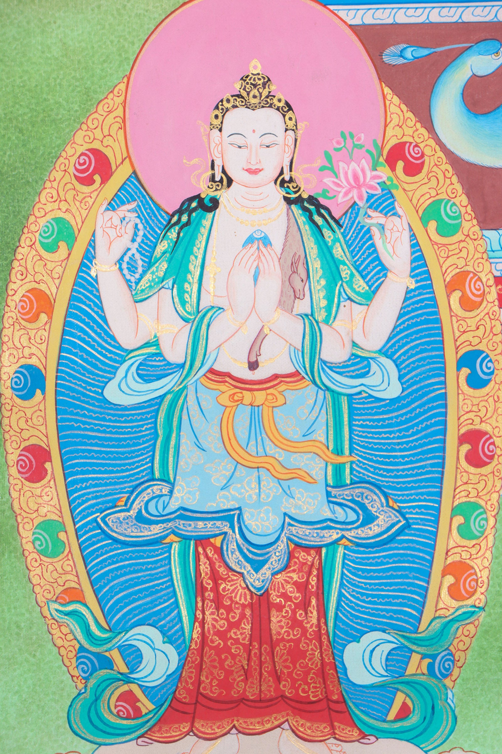 Amitabha Buddha Thangka - Tibetan Painting