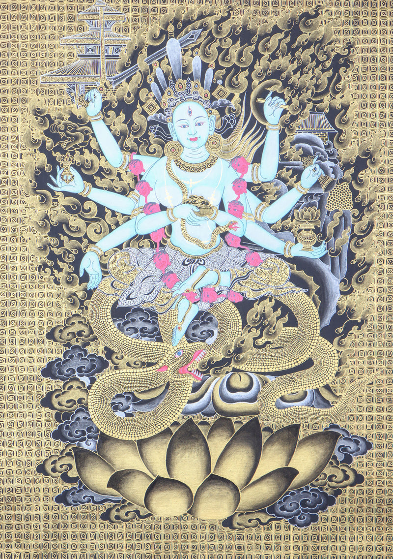 Annapurna Thangka represents Annapurna Thangka represents nourishment need by our body, mind and soul