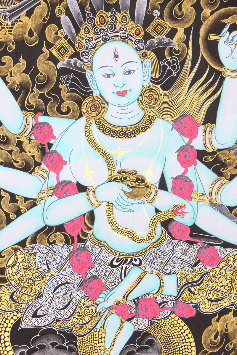Annapurna Thangka represents Annapurna Thangka represents nourishment need by our body, mind and soul