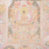 Shakyamuni Buddha Thangka Painting for meditation and reflection on the teachings of Shakyamuni Buddha.