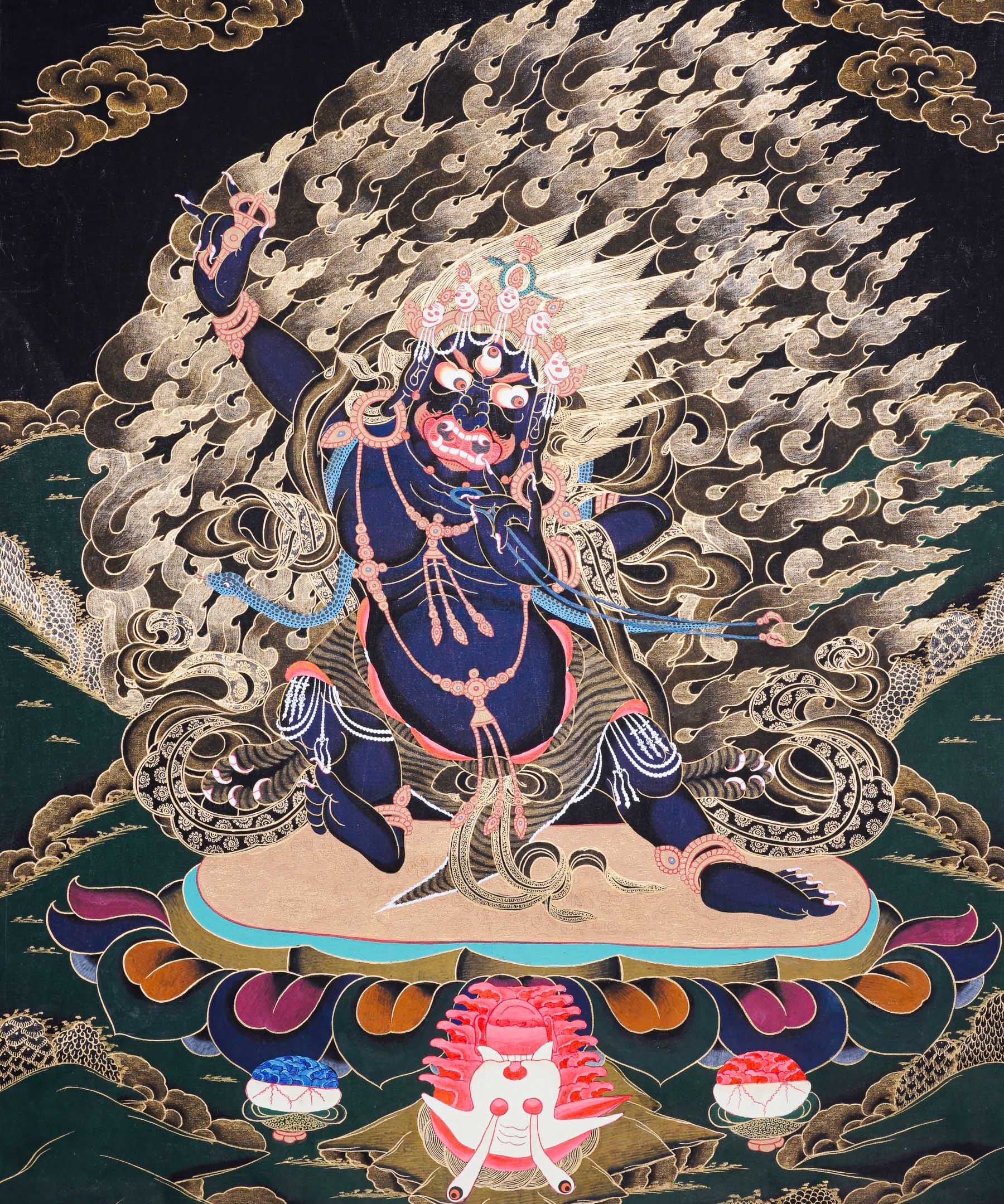 Vajrapani Thangka Painting