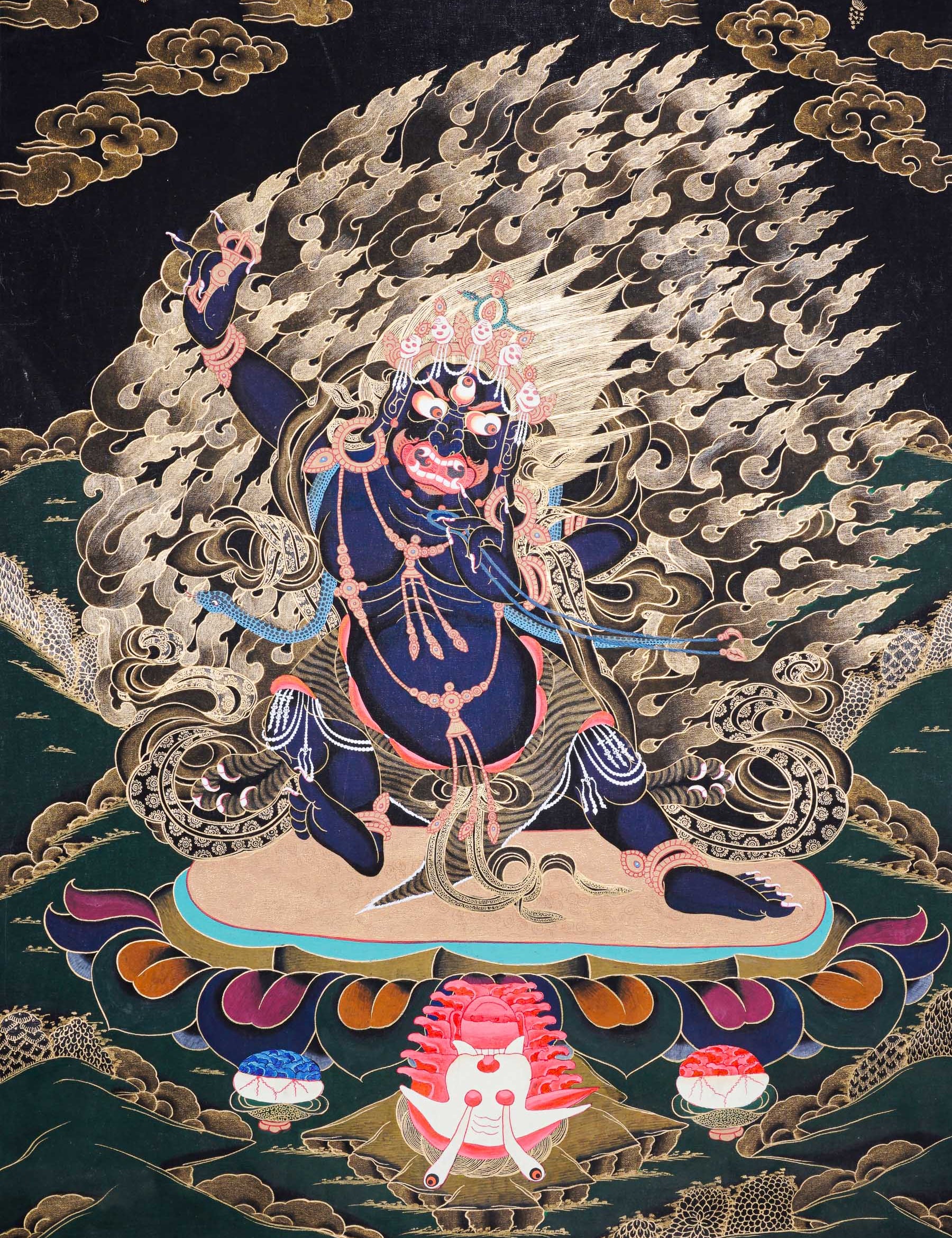 Vajrapani Thangka Painting