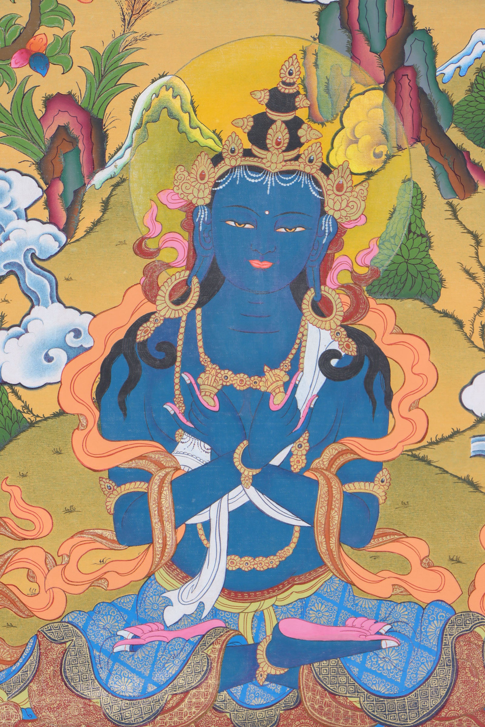 Bajradhara Thangka for wisdom in the path to enlightenment.