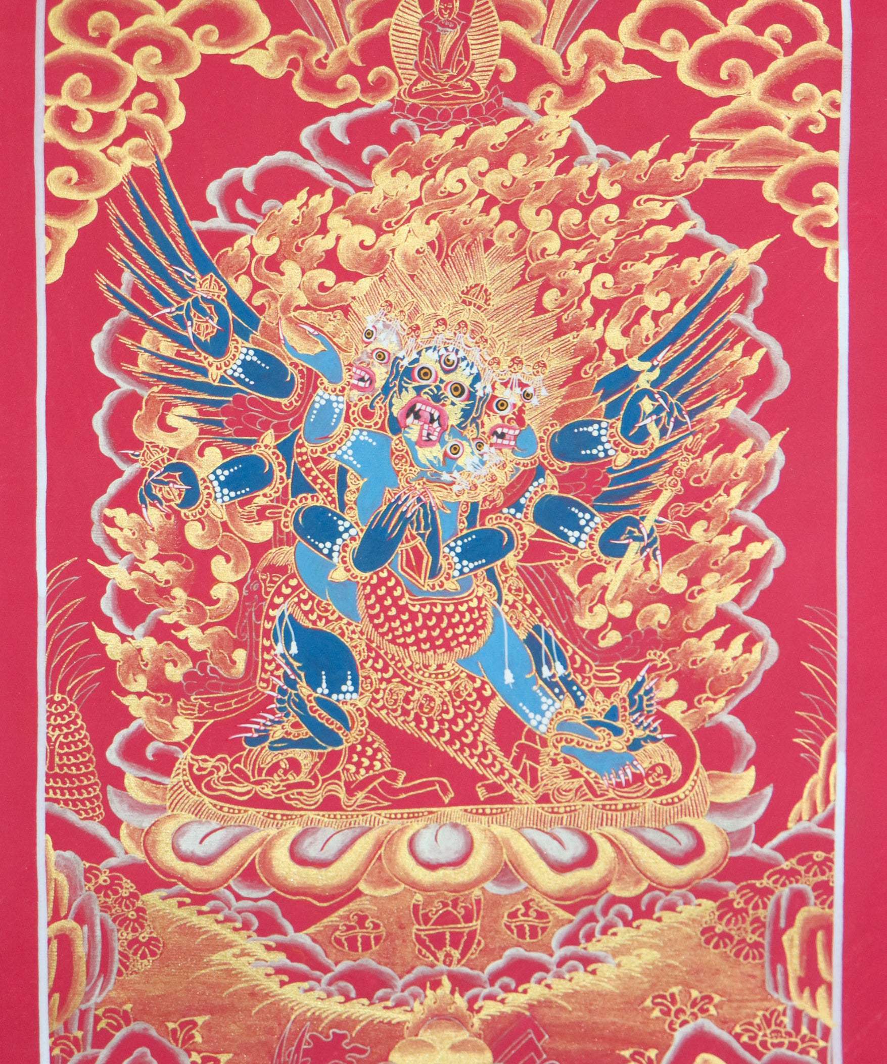 Vajrakilaya Thangka Painting be utilized as a tool for meditation and spiritual progress.