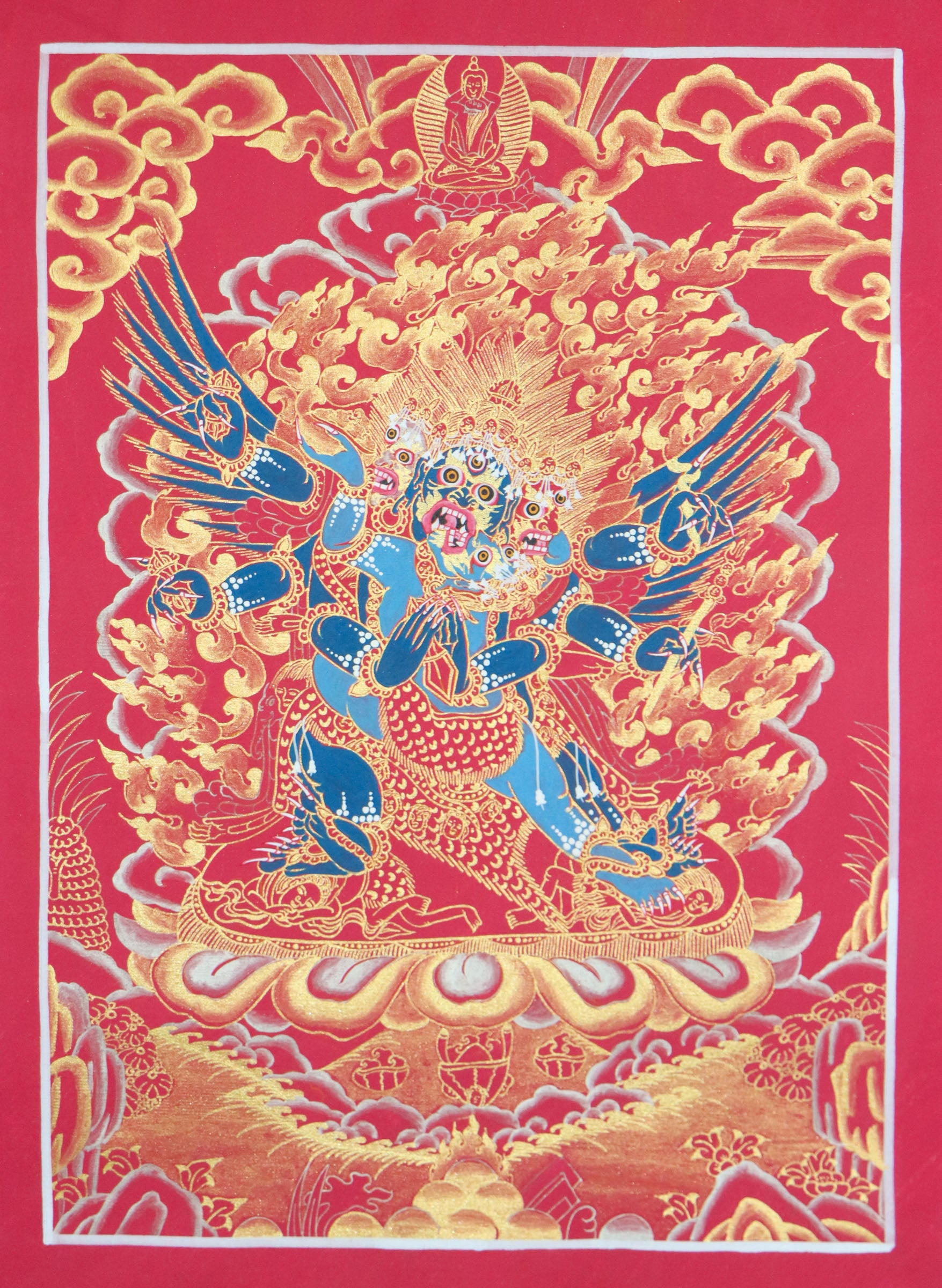 Vajrakilaya Thangka Painting be utilized as a tool for meditation and spiritual progress.