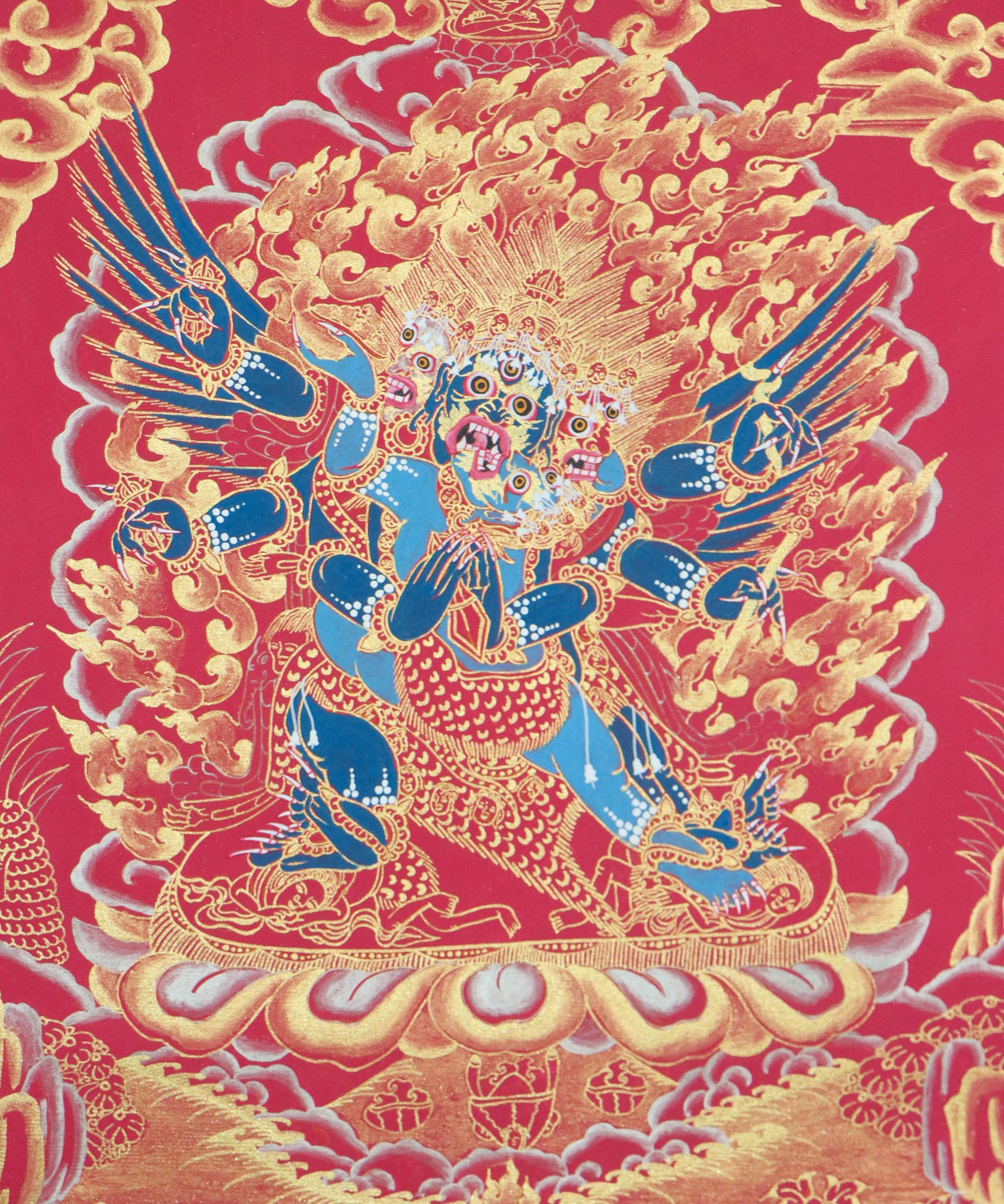 Vajrakilaya Thangka Painting be utilized as a tool for meditation and spiritual progress.