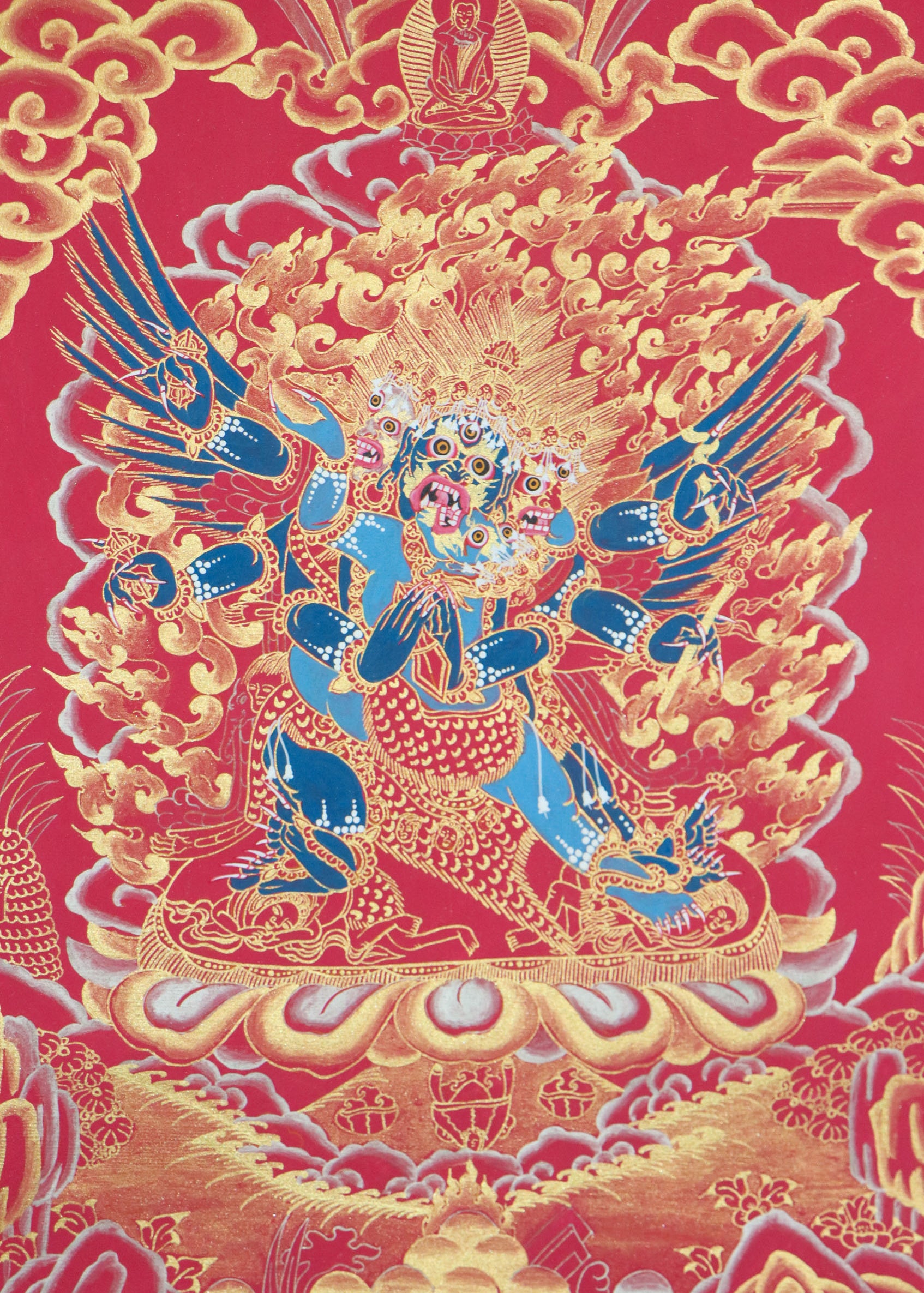 Vajrakilaya Thangka Painting be utilized as a tool for meditation and spiritual progress.