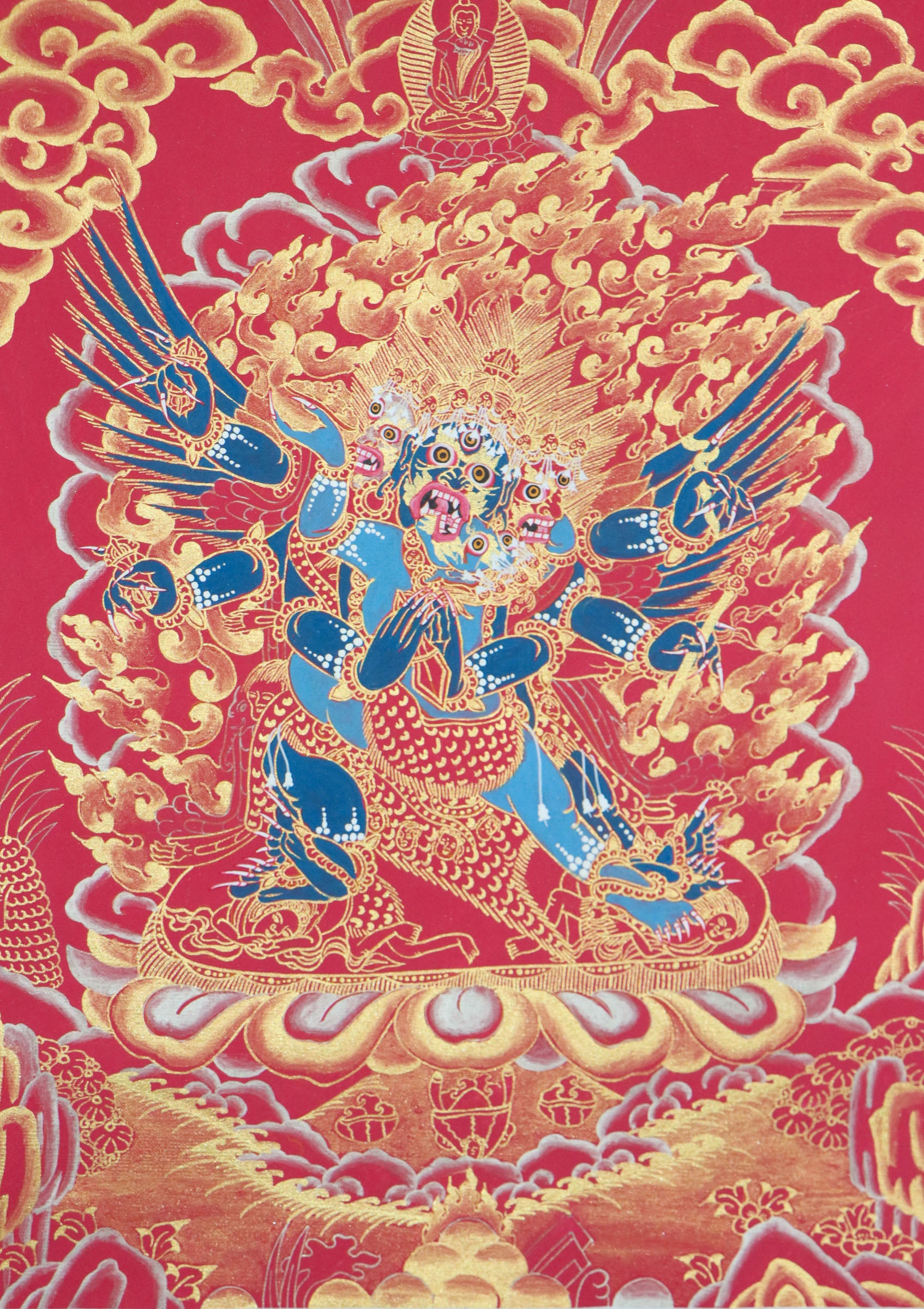 Vajrakilaya Thangka Painting be utilized as a tool for meditation and spiritual progress.