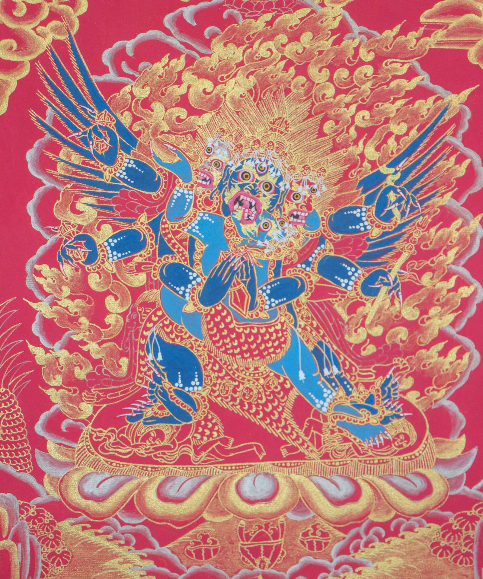 Vajrakilaya Thangka Painting be utilized as a tool for meditation and spiritual progress.