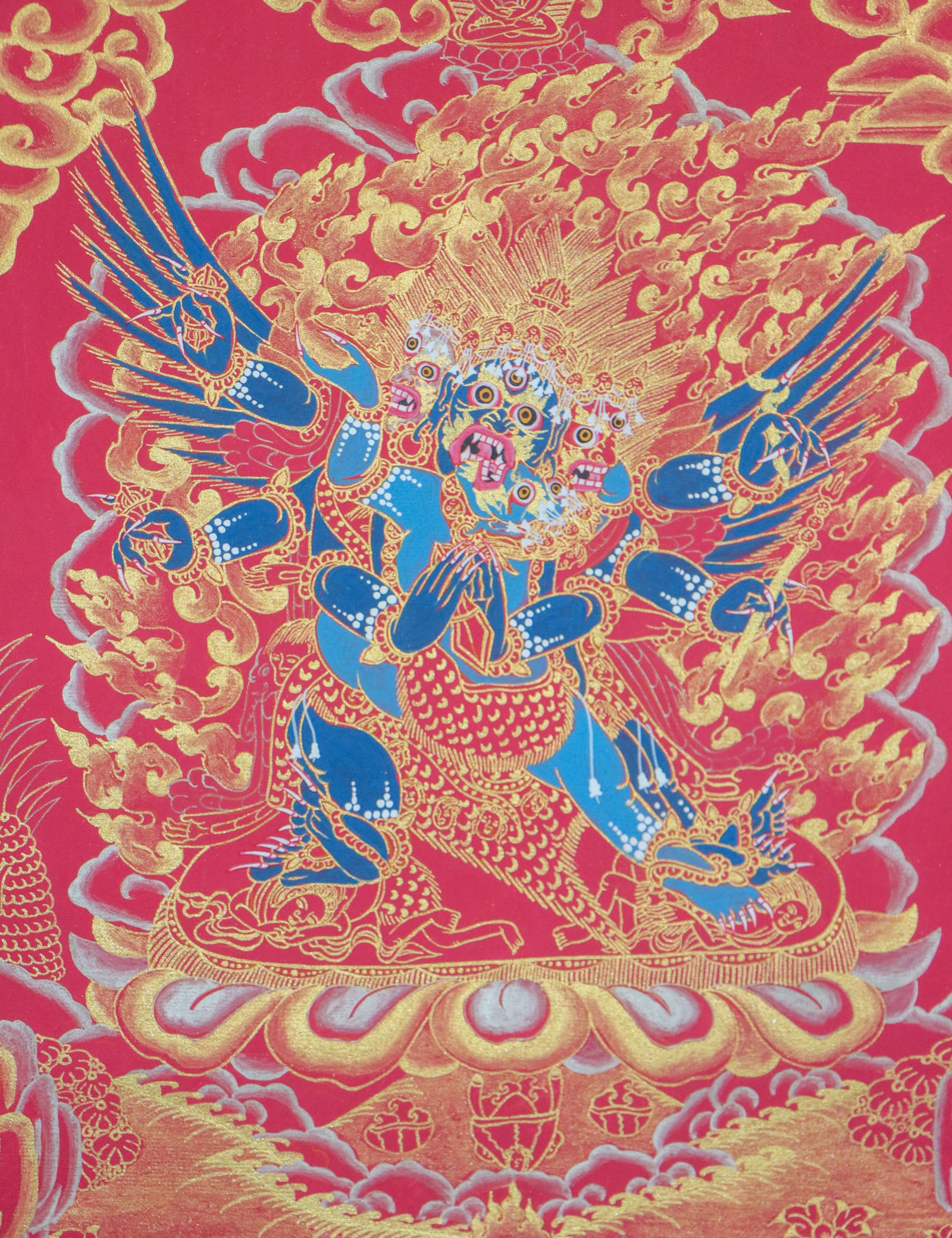 Vajrakilaya Thangka Painting be utilized as a tool for meditation and spiritual progress.