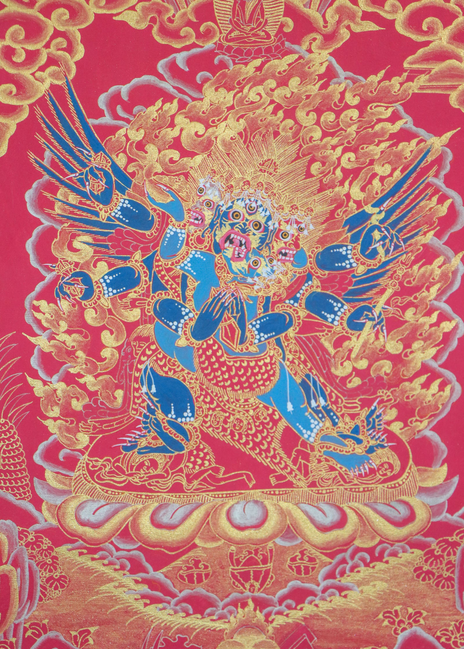 Vajrakilaya Thangka Painting be utilized as a tool for meditation and spiritual progress.