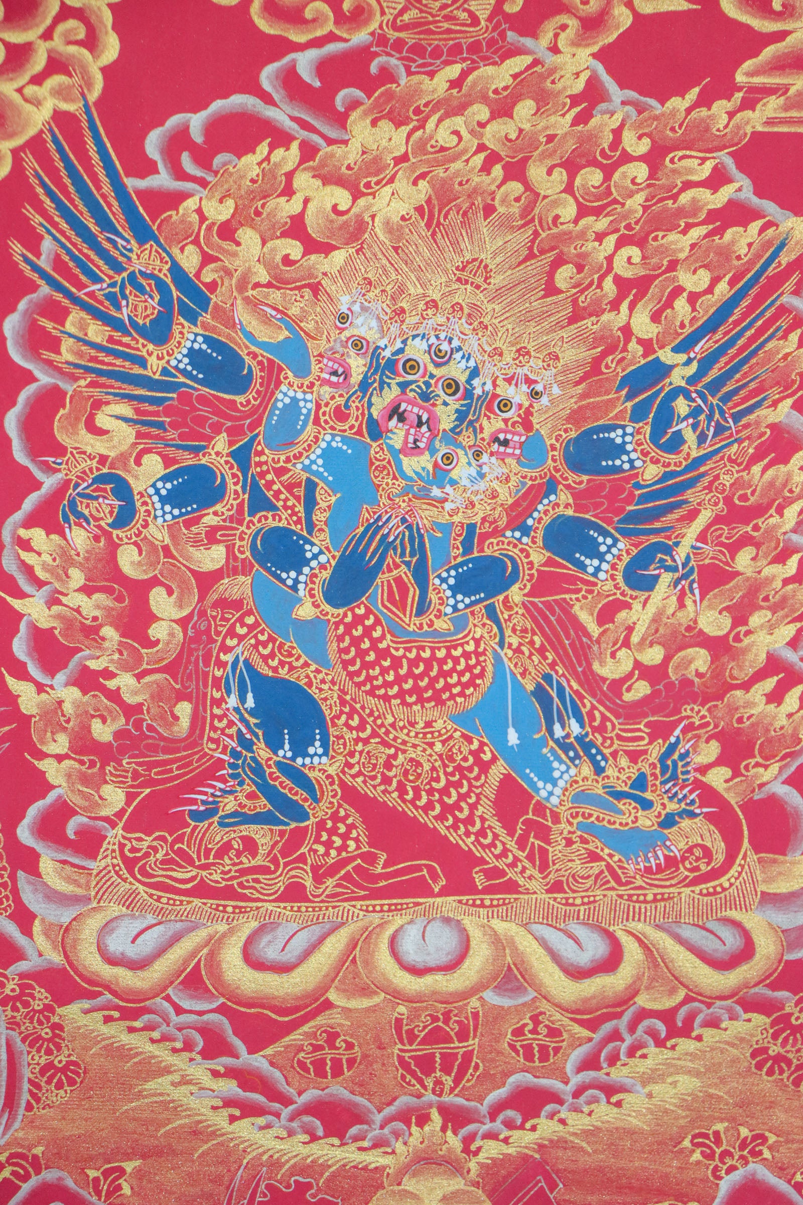 Vajrakilaya Thangka Painting be utilized as a tool for meditation and spiritual progress.