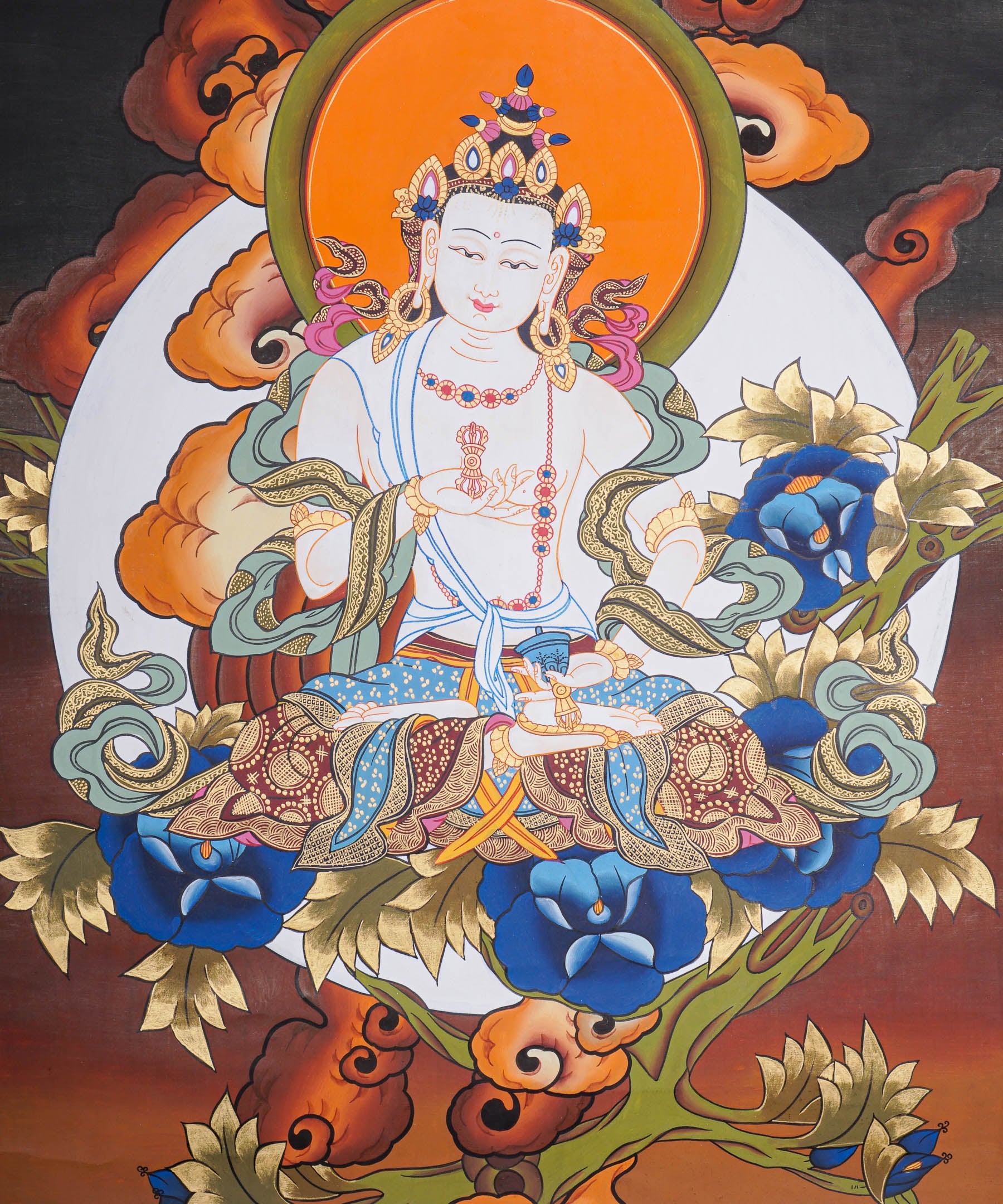 Vajrasattva Thangka - Tibetan Painting