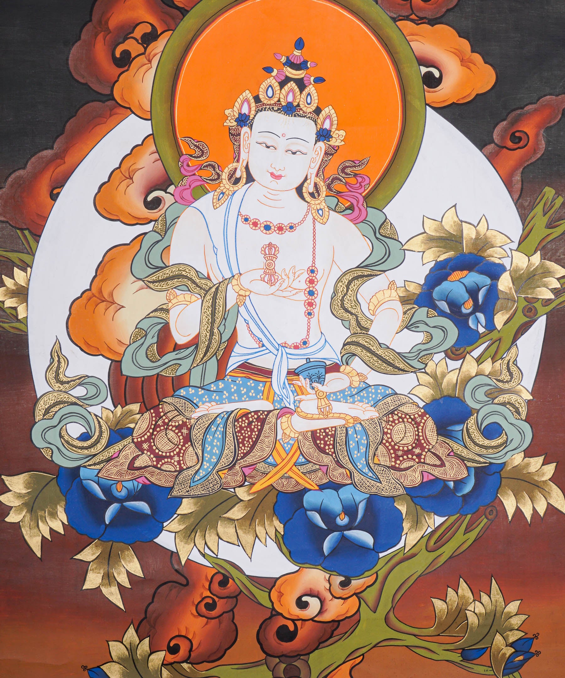 Vajrasattva Thangka - Tibetan Painting