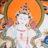 Vajrasattva Thangka - Tibetan Painting