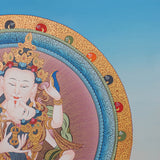 Vajrasattva Shakti Thangka- Tibetan Art