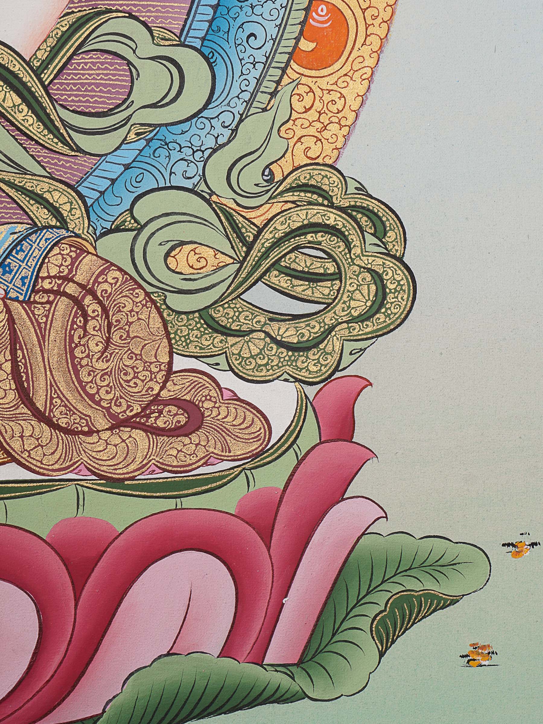 Vajrasattva Shakti Thangka- Tibetan Art