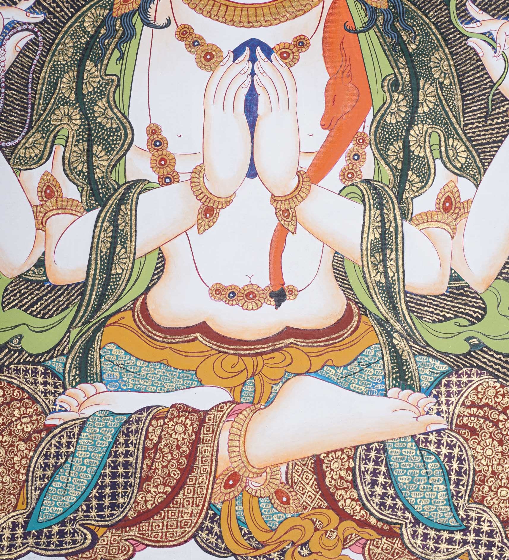 Chengresi Thangka Painting - Tibetan Art