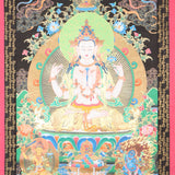 Chengresi Thangka for Wall decor.