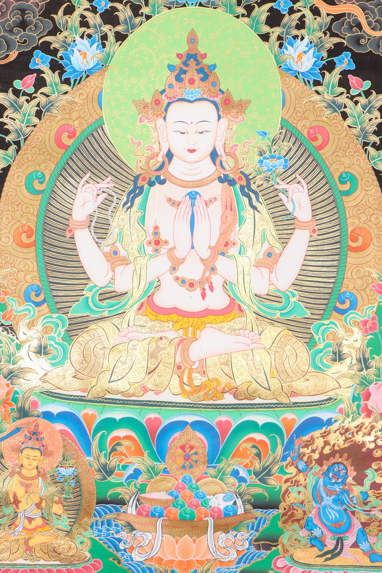 Chengresi Thangka for Wall decor.