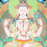 Chengresi Thangka for Wall decor.