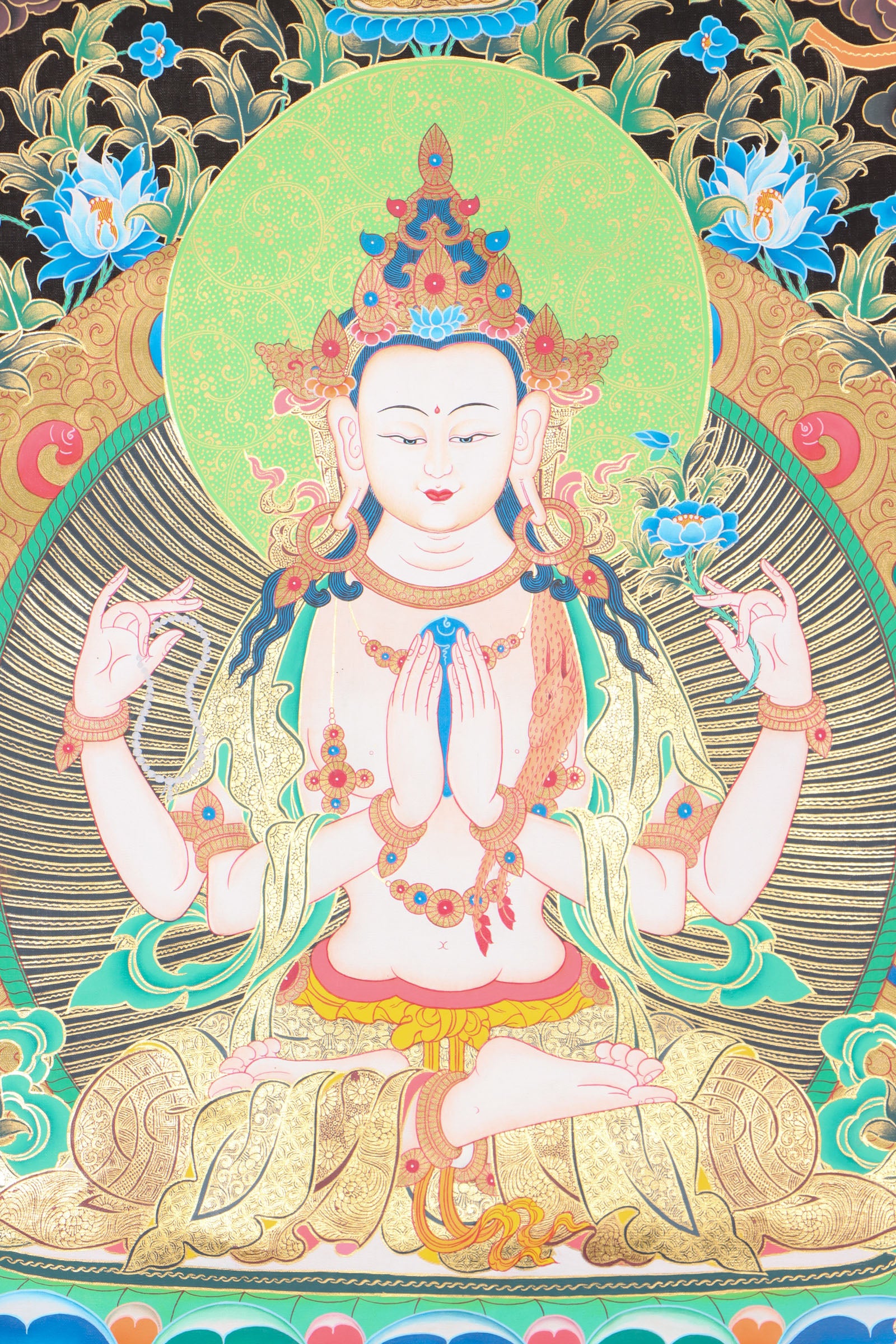 Chengresi Thangka for Wall decor.